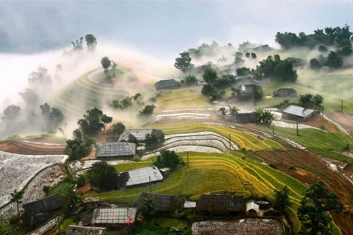 rainy season in Vietnam